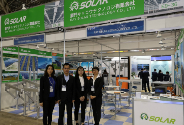 menghadiri pameran pembangkit tenaga fotovoltaik int'l ke-12 tahun 2019 di Jepang