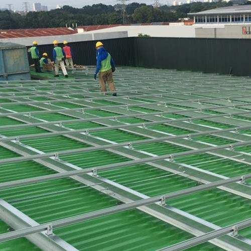 Proyek Atap Metal Hijau 1MWp di Malaysia 2020