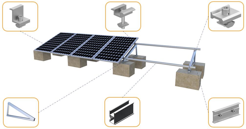  PV Solar Concrete Foundation