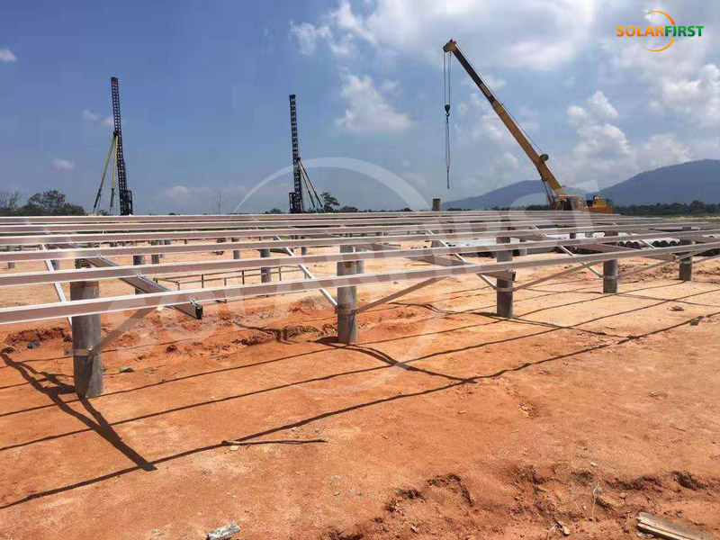 proyek dukungan tiang pemintalan malaysia 13MWP
