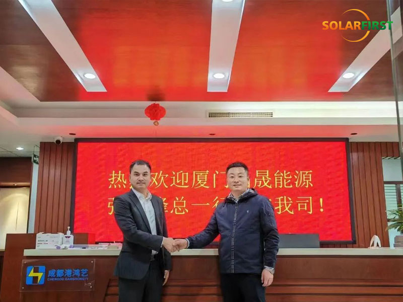 grup tenaga surya pertama dan co tenaga listrik chengdu ganghongyi . , ltd . menandatangani perjanjian kerjasama strategis
